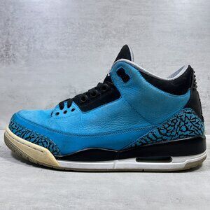 Nike Air Jordan 3 Retro Basketball Shoes - Men's Size 10.5 - Powder Blue - 13606